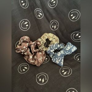 3 Designer Scrunchies